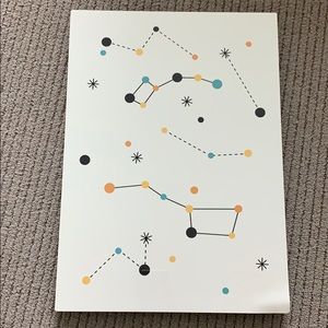 Constellation Metal Print with Back Hook